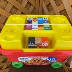【愛品館 江戸川店】アンパンマン はじめてのブロックワゴン 未開封品ID:110-024613-007の画像