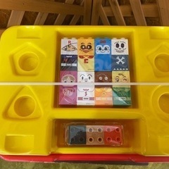 【愛品館 江戸川店】アンパンマン はじめてのブロックワゴン 未開封品ID:110-024613-007の画像
