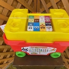 【愛品館 江戸川店】アンパンマン はじめてのブロックワゴン 未開封品ID:110-024613-007の画像