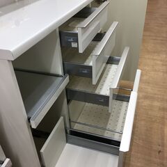 ☆ジモティ割あり☆ パモウナ 食器棚 W140×D50×H204 クリーニング済み