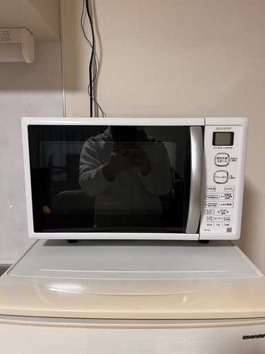 電子レンジ メーカー；シャープ 品番；RE-CE5-KW 2017年製