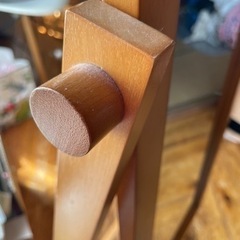 木製　スタンド　ミラーキャスター付　モダン　おしゃれの画像