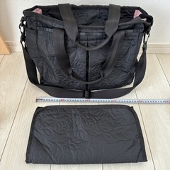 レスポートサック　マザーズバッグ　使いやすい　黒色