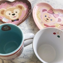 ダッフィー　シェリーメイ　スーベニアプレート　スーベニアマグカップ　まとめ売りの画像