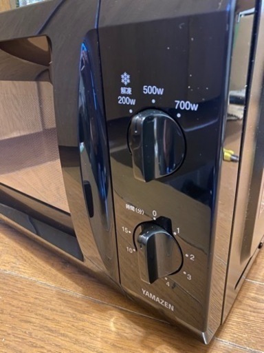2021年製?[山善] 電子レンジ 単機能 ひとり暮らし 西日本 60Hz ブラック 17L 小型 MRT-S177(B)6(0320