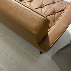 カリモク　三人がけソファの画像