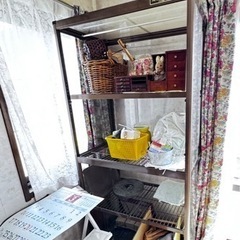  小型 全面ガラス温室 4段。ガラス温室小型コンセントタップ上下付き。