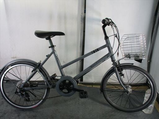 Ｄ422★14800円スタート★ミニベロ中古自転車 ブリヂストン　マークローザ【20インチ　グレイ　アルミフレーム 】