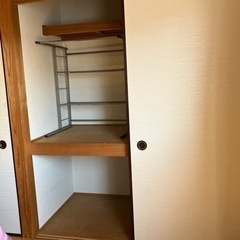 押入れ　収納棚　3月30日までの画像
