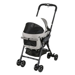 犬用カート　コンビ コムペット ミリミリライトアルファ ( ウェットサンドベージュ [ combi compet milimili ペット用カート 犬用カート 小型犬 ミリミリライトα 