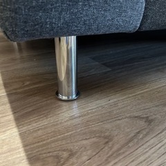 IKEA 2人掛けソファ　グレー※カバー洗濯可能の画像