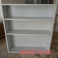 白カラーボックス60✕15✕66