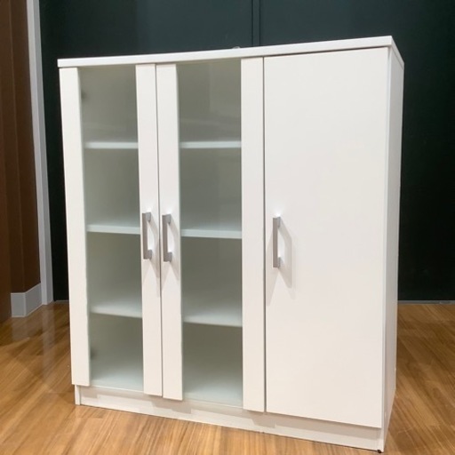 【トレファク神戸南店】ニトリ キャビネット 3枚扉【取りに来られる方限定】