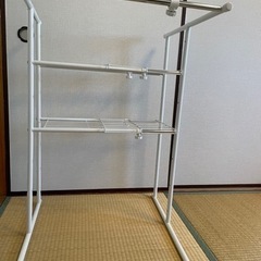 山善　押入れハンガーラック
