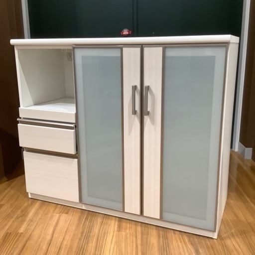 【トレファク神戸南店】ニトリ キッチンカウンター 2枚扉【取りに来られる方限定】