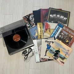 オーディオレコードプレーヤー &レコード