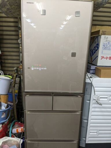 冷凍 冷蔵庫 HITACHI 日立 5ドア R-S5000EL ノンフロン冷凍冷蔵庫