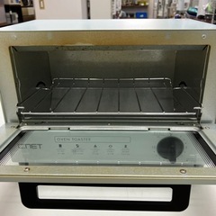 O2403-828 Cnet オーブントースター SOT902LBL 2019年製 取説なし パステルブルー 汚れあり 中古の画像