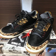 【美品】NIKE AIR JORDAN 3 Animal Ins...