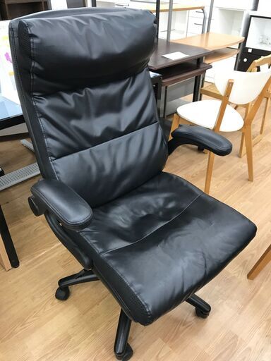 ★ジモティ割あり★ ニトリ ワークチェア ブラック H×W×D クリーニング済み KJ4758