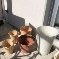 いろんな植木鉢とガルデンイング品