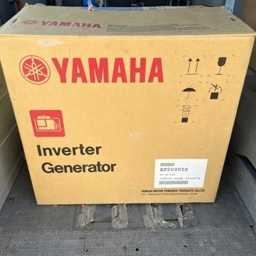 【未使用品】ヤマハ インバーター発電機EF2000IS防音型 定格出力2.0kVAパソコン 日本製 精密機器使用可能