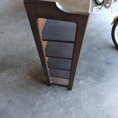 スリッパ立て　棚　木製　縦の画像