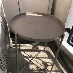 IKEA グラドム・トレイテーブル・ダークグレーベージュ