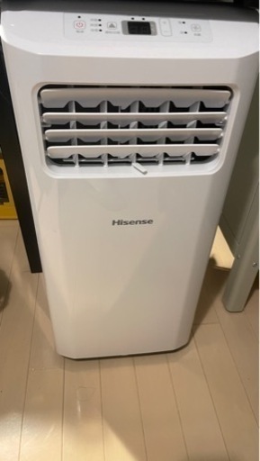 ハイセンス スポットエアコン HPAC-22F ホワイト 移動式エアコン スポットクーラー 冷風 除湿 送風 【冷風能力】2.0/2.2kW 工事不要 ノンドレン 窓パネル、排気ダクト付属 移動式 24Hタイマー