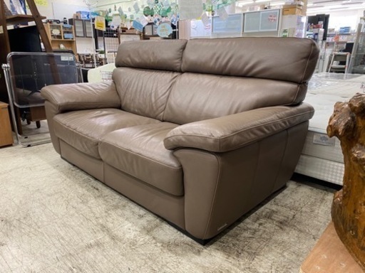 【愛品館 江戸川店 ソファ】Chateau d’Ax（シャトーダックス）本革2Pワイドソファ ID:156-019621-007