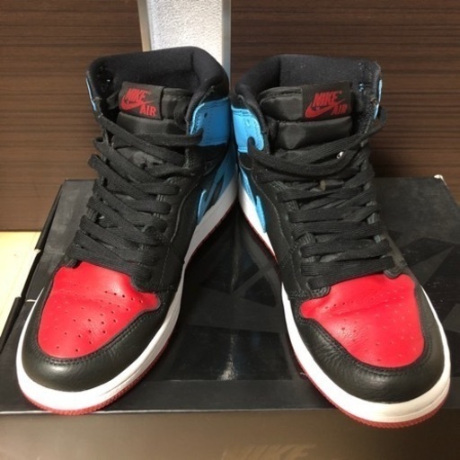 【美品】NIKE WMNS AIR JORDAN 1 HIGH OG UNC TO CHICAGO