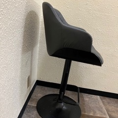 【タイムSALE】カウンターチェア バーチェア チェア イス アルメンリビング ブラック スツールの画像