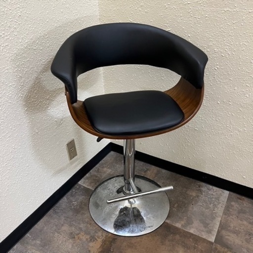 【タイムSALE】カウンターチェア バーチェア チェア イス アルメンリビング ブラック スツール インテリア 家具