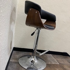 【タイムSALE】カウンターチェア バーチェア チェア イス アルメンリビング ブラック スツール インテリア 家具の画像