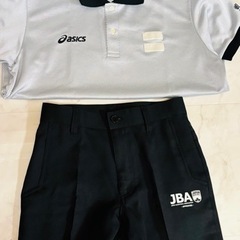 バスケ審判着　上下セット　上S  裾上げもまだの新品ズボン