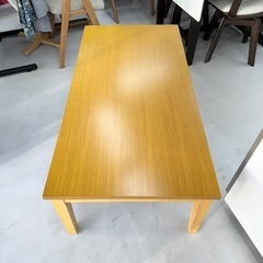 【超美品‼️】定価15,176円♪ ニトリ 120cm幅センターテーブル ローテーブル オーク材ナチュラルブラウン♪の画像