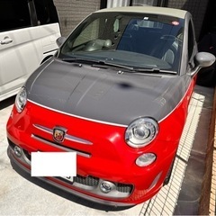 アバルト　595Cツーリズモ　電動ブラックソフトトップ　純正１７...