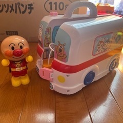 アンパンマン げんき100ばい びょういんと携帯おもちゃの画像