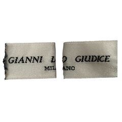 GIANNI LO GIUDICE ジャンニロジュディチェ ボトム パンツ デニム ジーンズ カジュアル シンプル レディース ネイビー 麻の画像