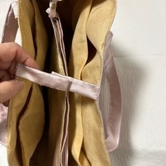 ポーチ付きビッグトートバッグ　袋帯リメイクの画像