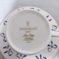 受渡者決定済み❗️無料✨イブサンローランティーカップセット 生活雑貨 食器 コーヒー、ティーの画像