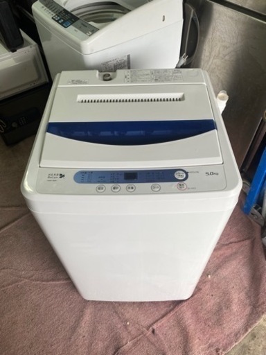 北九州市内配送無料　保証付き　ヤマダ電機オリジナル　全自動電気洗濯機　(5.0kg) HerbRelax YWM-T50A1