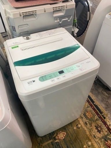 北九州市内配送無料　保証付き　ヤマダ電機オリジナル　全自動電気洗濯機　(4.5kg) HerbRelax YWM-T45A1(W)