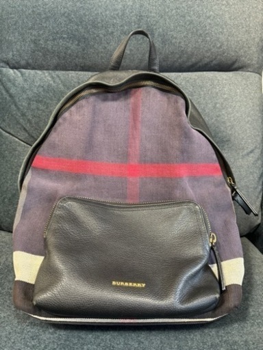 値下げしました！希少 BURBERRY正規品 バーバリー リュック バックパック ハウスチェック A4収納