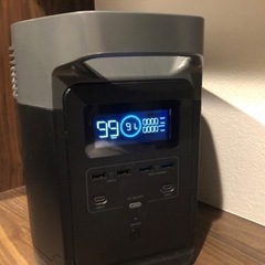 最終価格！！【ほぼ新品！】ポータブル電源　容量1260Wh  EFDELTA  EcoFlow エコフロー