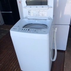 福岡市内配送設置無料　ハイセンス 4．5kg全自動洗濯機 エディオンオリジナル ホワイト HW-E4502