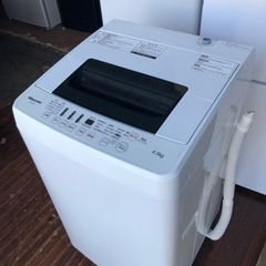 福岡市内配送設置無料　ハイセンス 4．5kg全自動洗濯機 エディオンオリジナル ホワイト HW-E4502