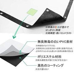 プロジェクタースクリーン 折り畳み式 ポータブル 3D フルHD...