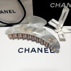 CHANEL シャネル ヘアクリップ バンスクリップ マーブルグレー