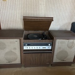動作未確認　オンキョー　4チャンネル　レコードプレーヤー